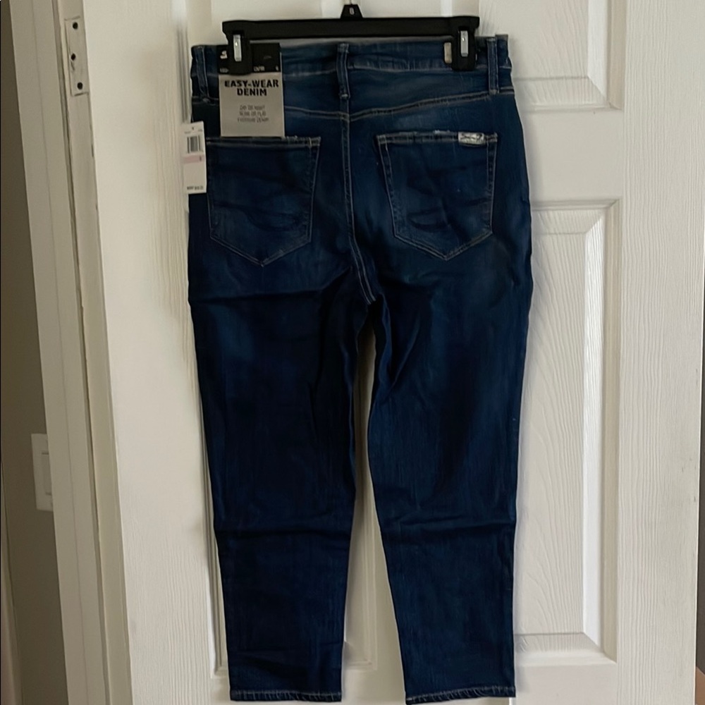 Seven7 Women's Blue Slim capris